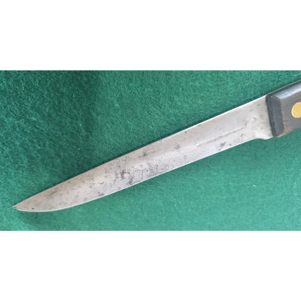 Vintage Carbon Steel Full Tang Chef Knife